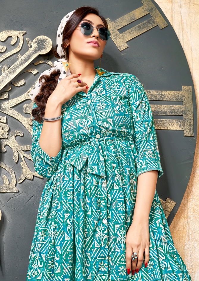 Classy By Chhaya Printed Kurtis With Bottom Catalog